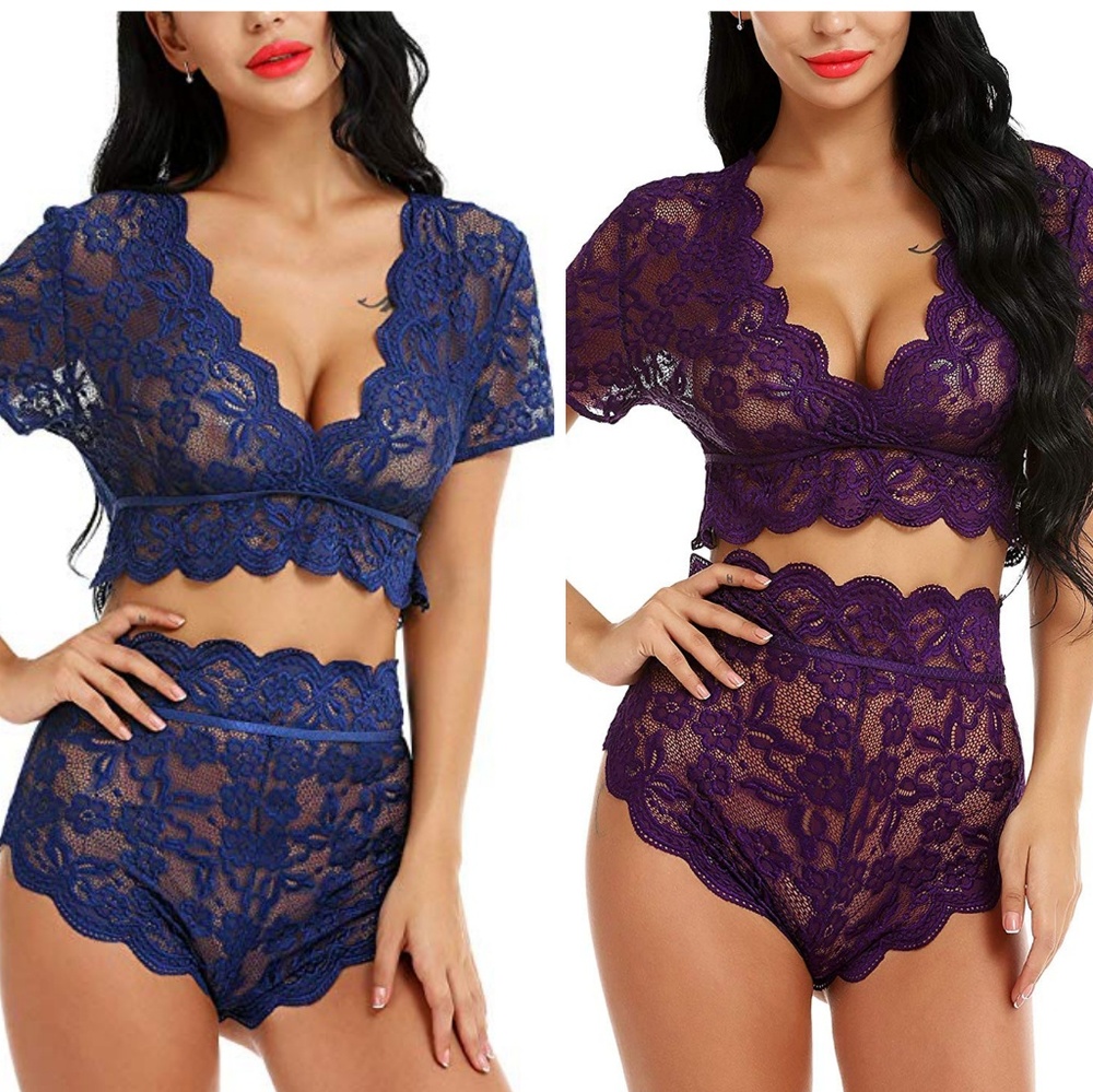 Stunning Lace Bra and Panty Set